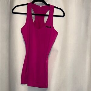 Fila Women's Pink Racerback Tank Top